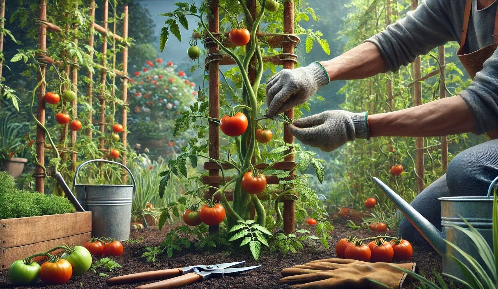How to sucker a tomato plant