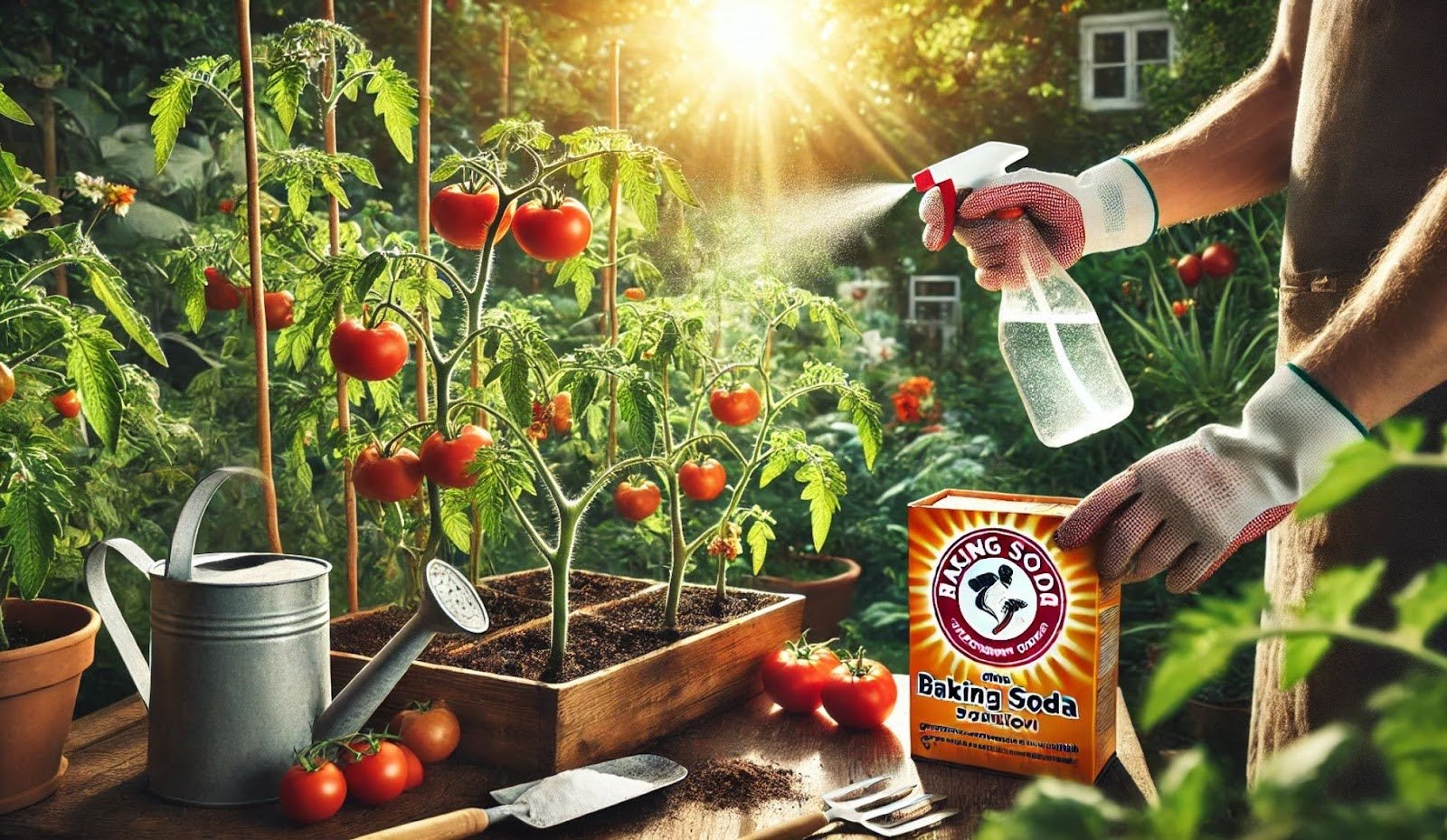 Baking soda for tomato plants