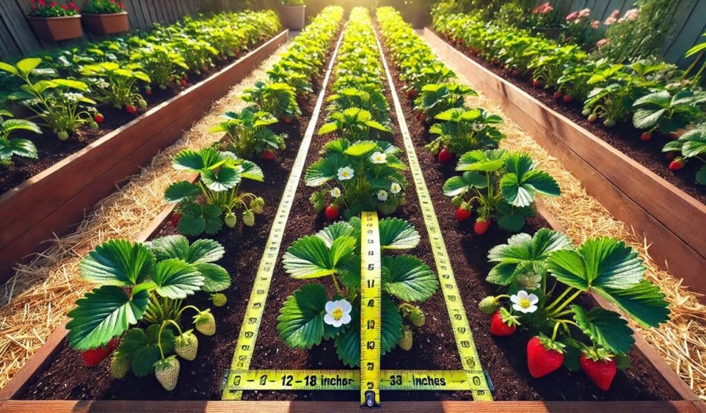 How Far Apart to Plant Strawberry Plants
