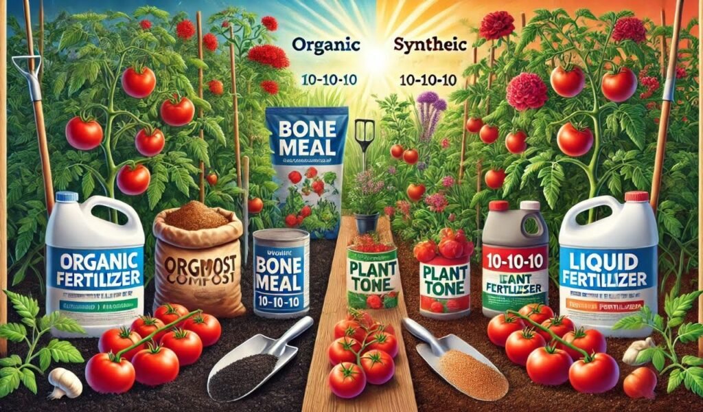 Organic vs. Synthetic Fertilizers for Tomato Plants