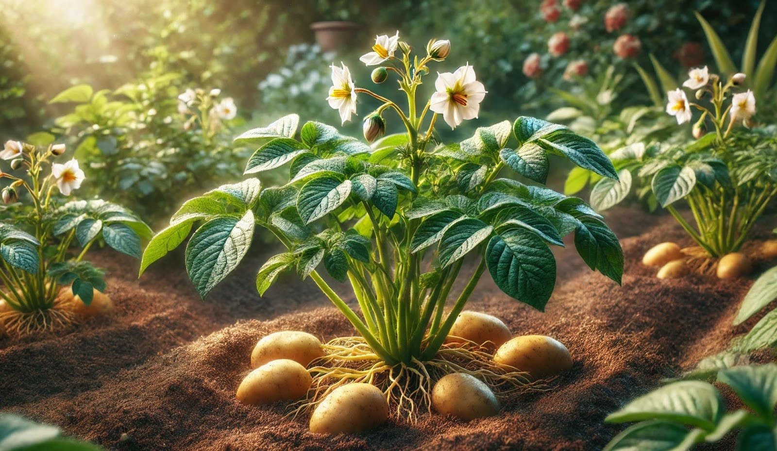 what does a potato plant look like
