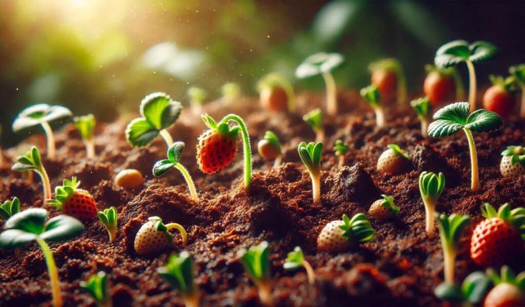 Germination Stage - Starting Your Strawberry Plants