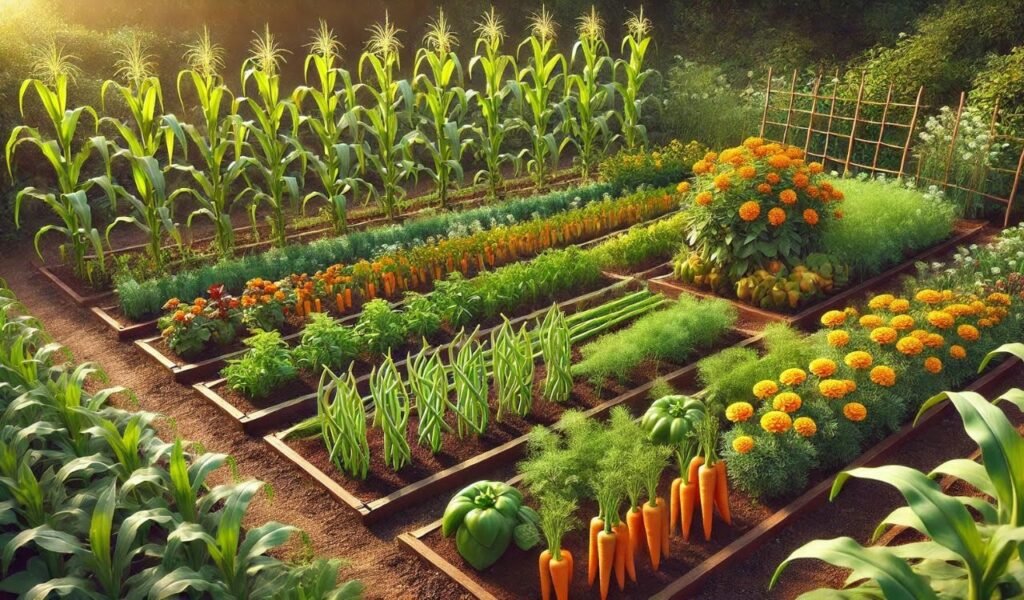 Green Beans Companion Planting Layout & Tips