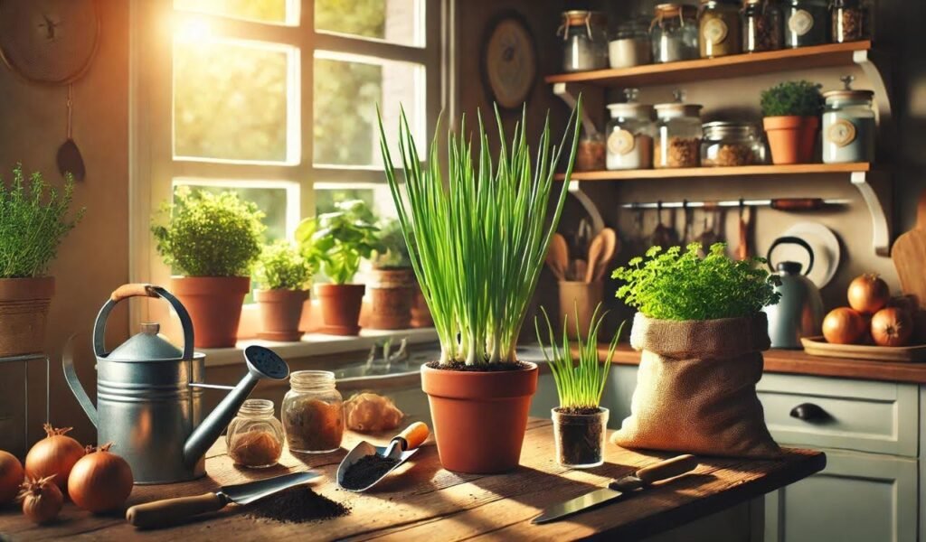 Growing Green Onions Indoors