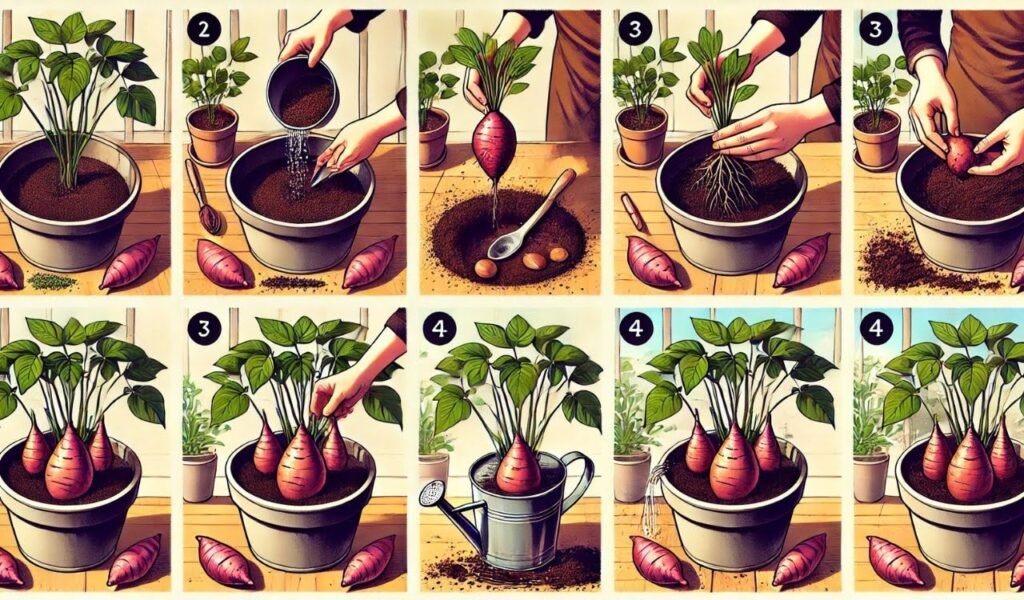 How to Grow Sweet Potatoes in Pots