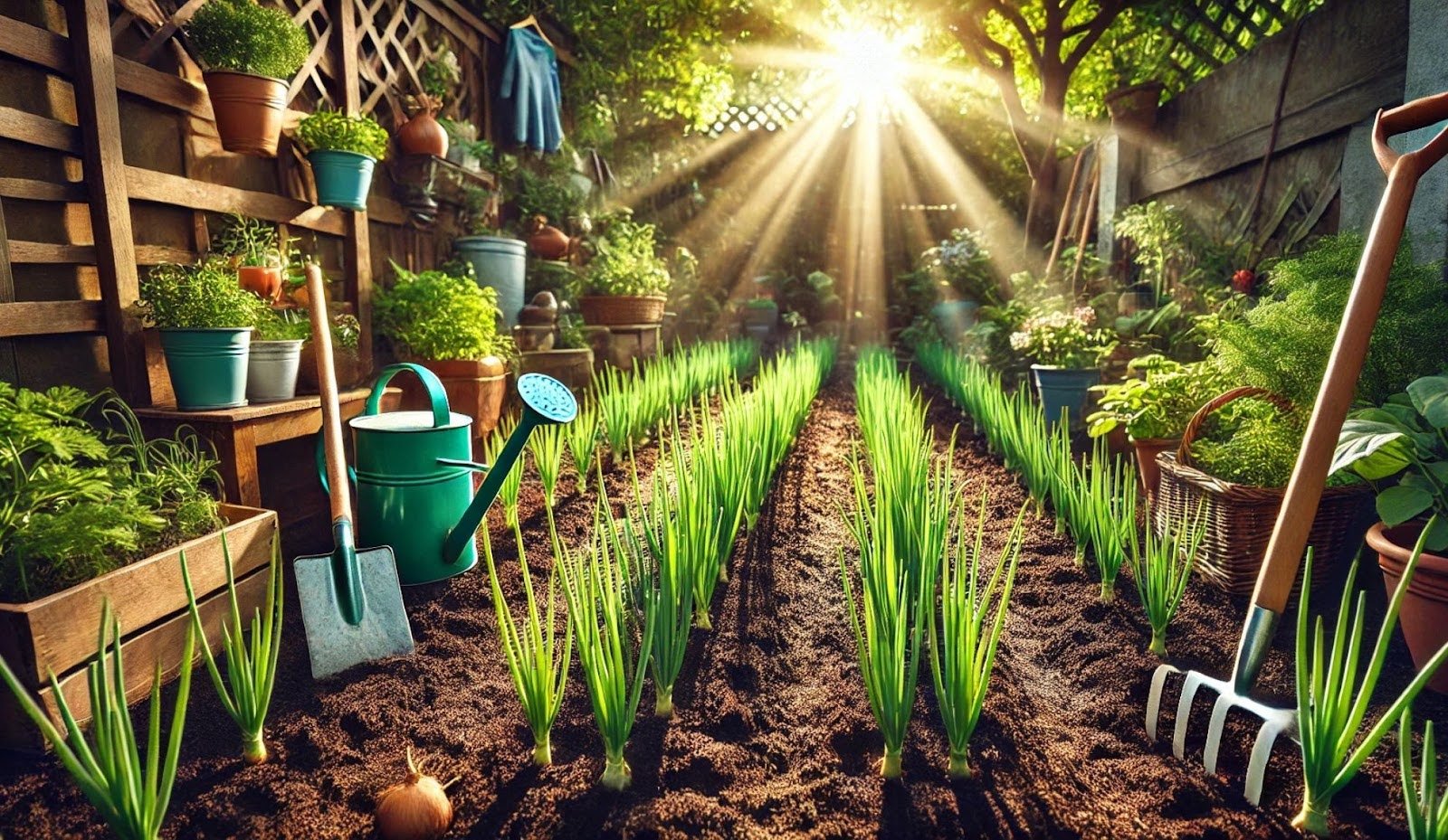 How to plant green onion