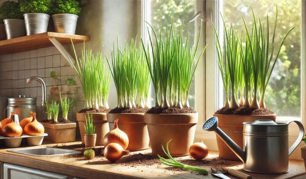 Indoor Onion Planting