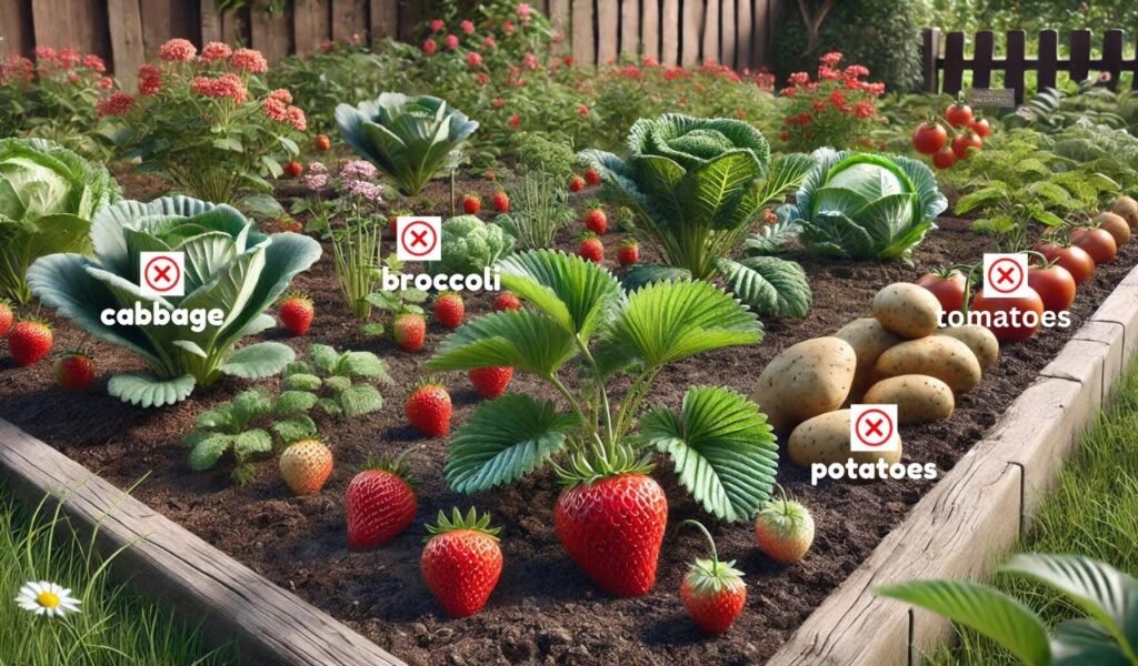 Plants to Avoid Planting with Strawberries