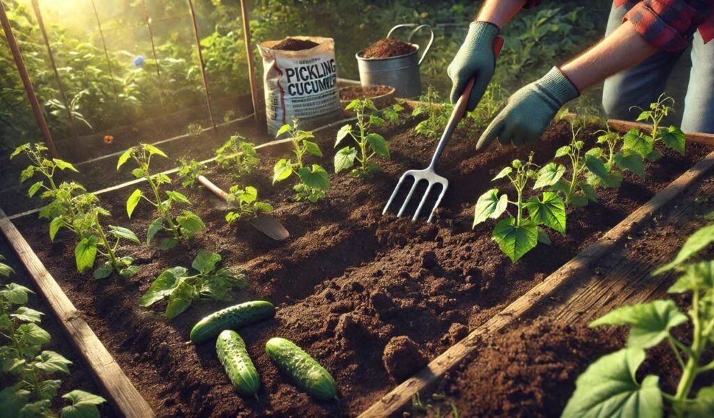 Preparing the Soil for Pickling Cucumbers