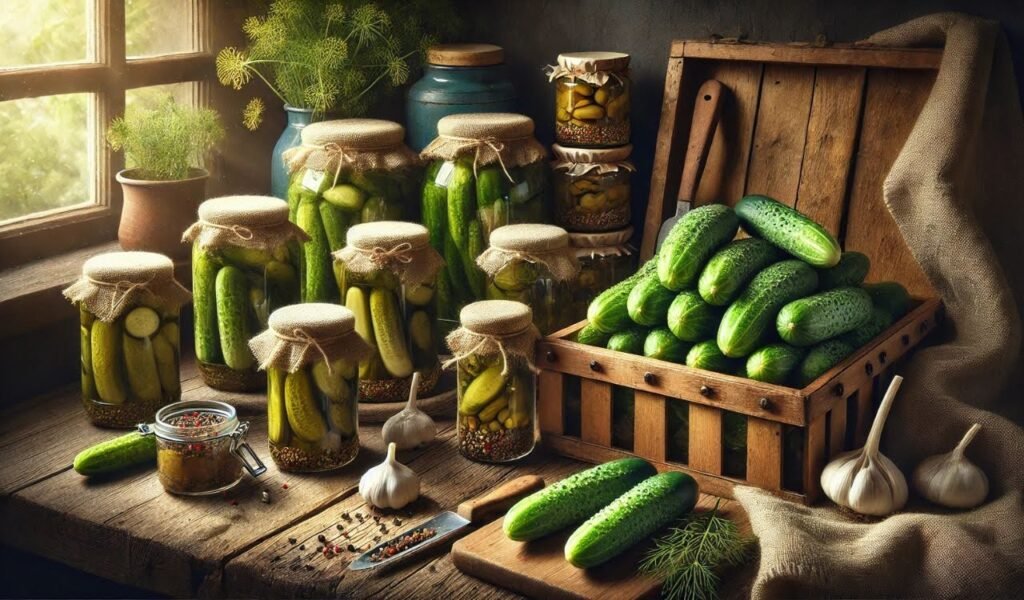 Storing and Using Pickling Cucumbers