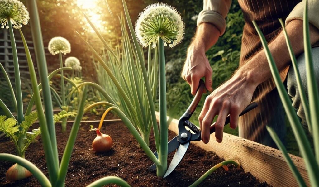 What Should You Do If Your Onion Plants Flowering