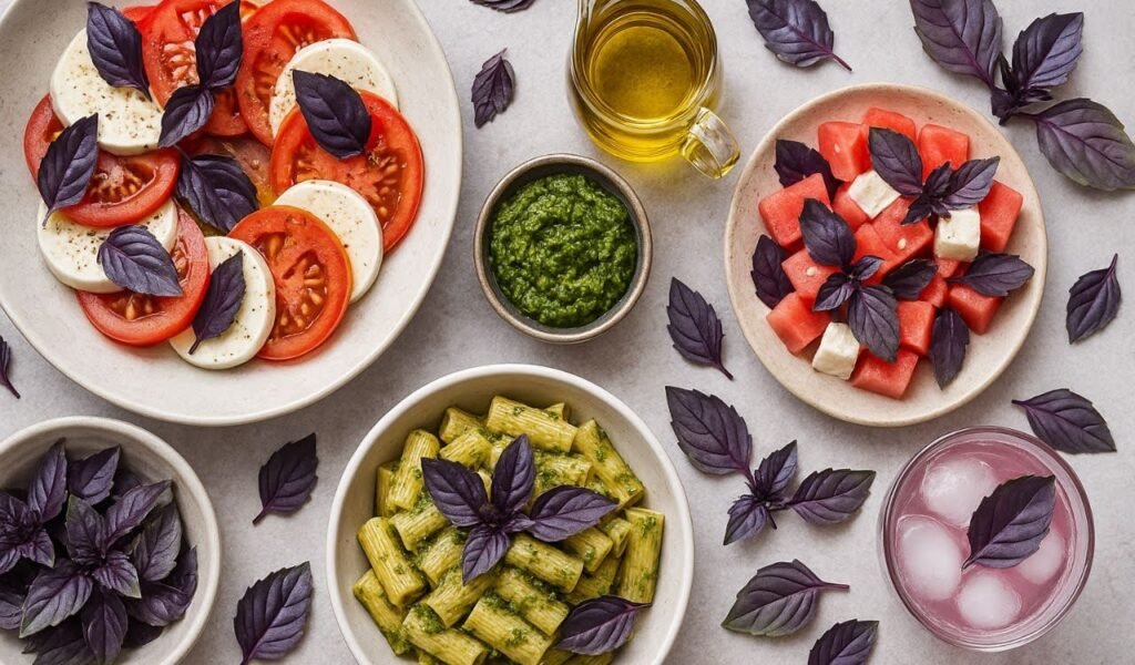 Purple Basil in the Kitchen - Endless Possibilities