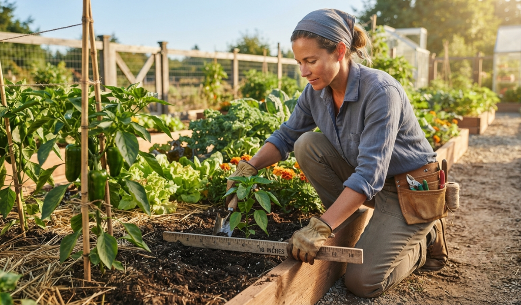 How Far Apart to Plant Peppers: Proper Pepper Plant Spacing for Every Garden