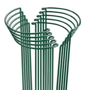 HiGift 10 Pack 24" H x 10" W Tall Plant Support Stakes