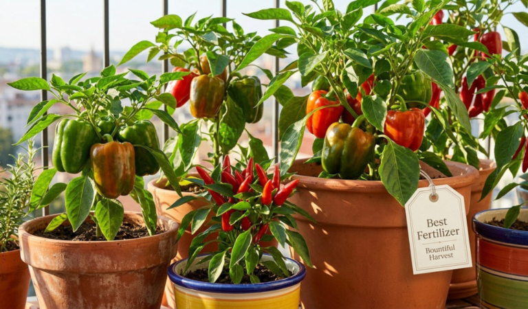 Best Fertilizer for Pepper Plants in Pots: Fertilizer Guide for Peppers
