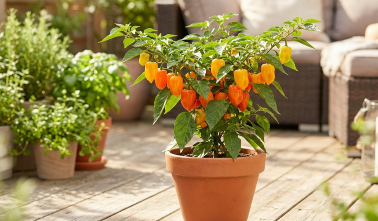 Growing Hot Peppers in Pots Outdoor: Easy Tips to Grow Peppers in Containers and Harvest