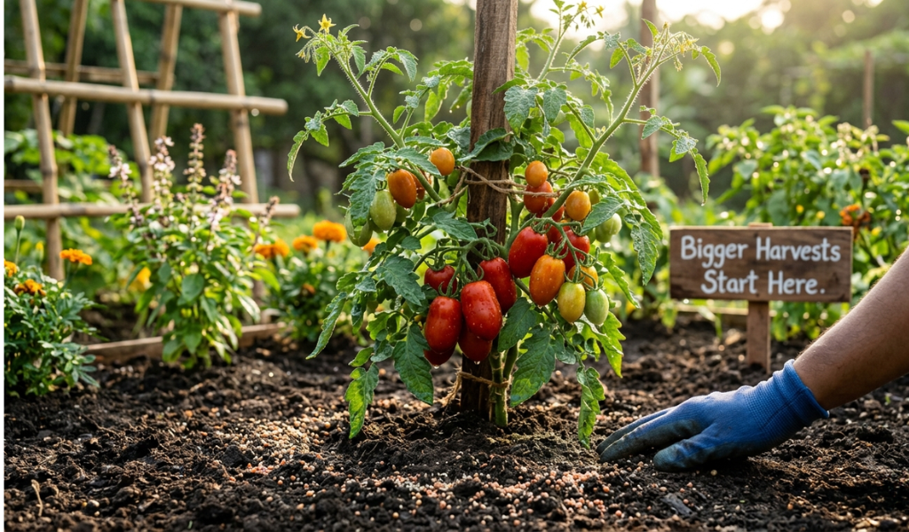 Best Fertilizer for Tomatoes Plants: How to Fertilize Your Garden for Bigger Harvests