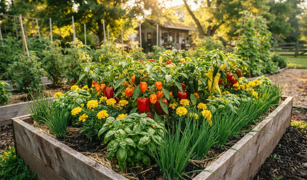 What Grows Well with Peppers? A Complete Guide to Companion Gardening