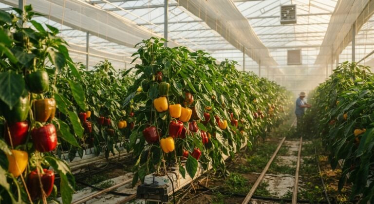 Greenhouse Peppers Growing Guide for Beginners and Gardeners