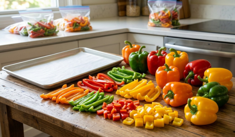 How Best to Freeze Fresh Peppers: Easy Tips for Freezing Bell Peppers