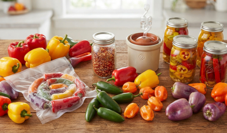 How to Preserve Peppers: Easy Ways to Preserve Your Harvest