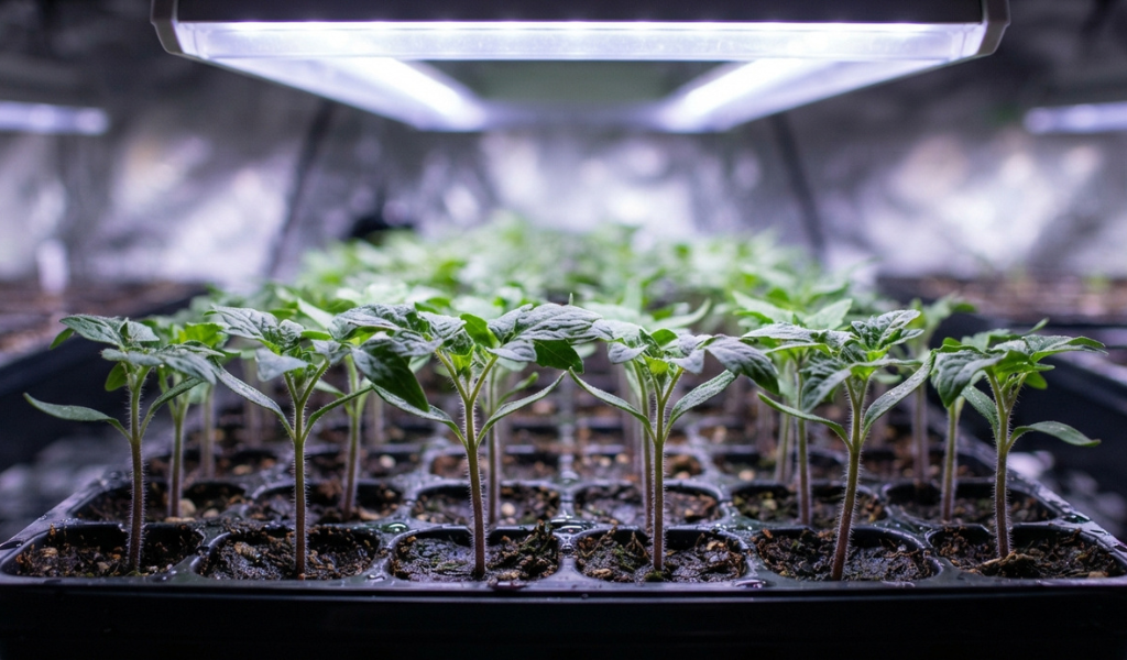 Using Grow Light for Tomato Seedlings: Best Setup for Indoor Gardening