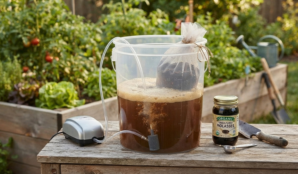 How to Make Compost Tea at Home: Compost Tea Brewing Tips