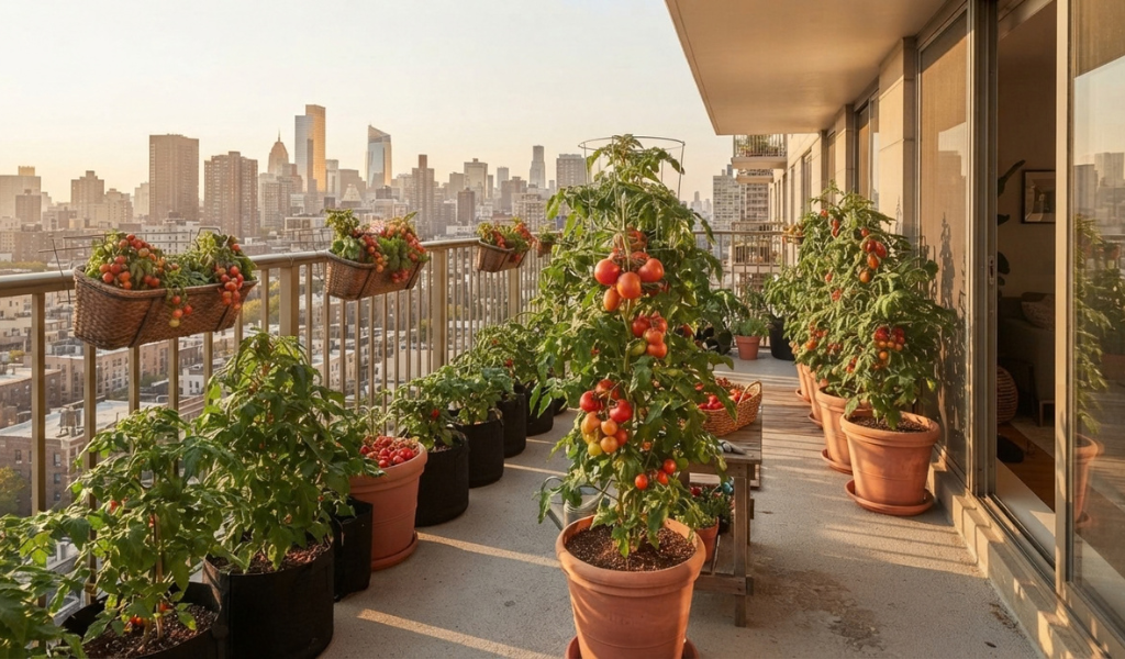 Growing Tomatoes on Balcony: How to Grow Tomatoes on Your Balcony in Pots