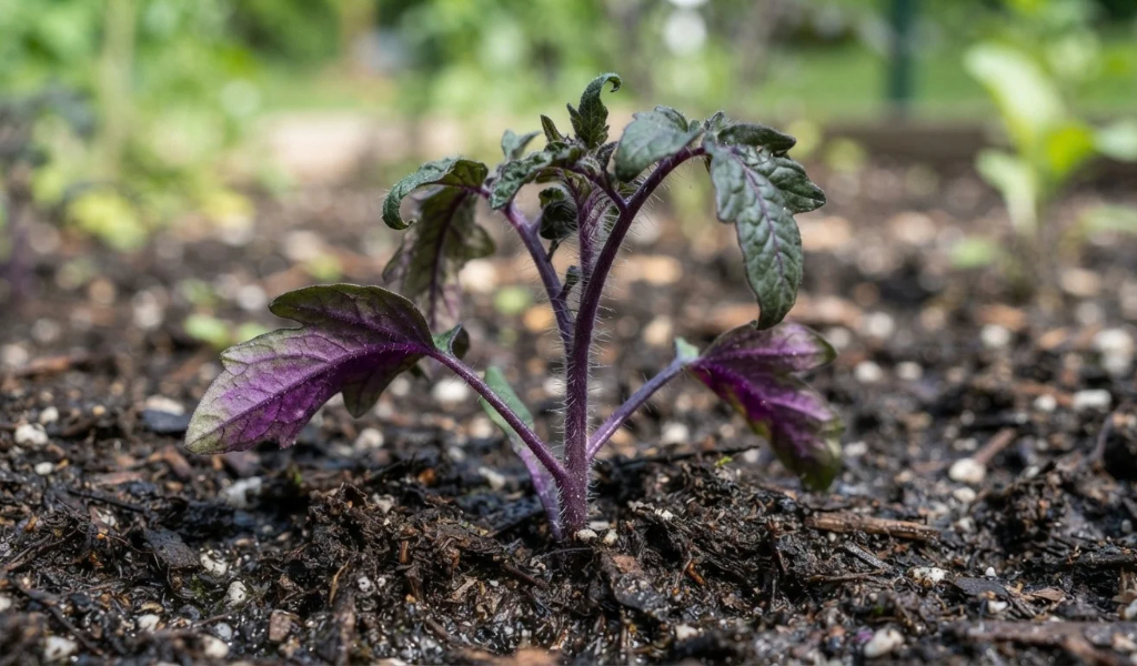 Phosphorus Deficiency in Tomato Plant: Leaf and Fruit Problems