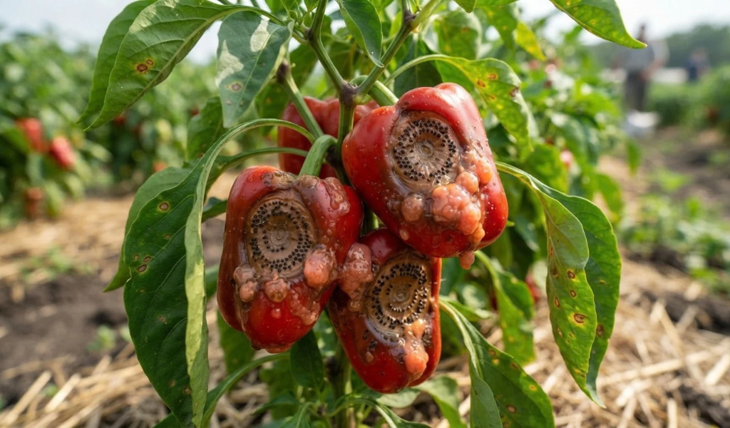 Pepper Anthracnose Treatment: Fungus, Symptoms and Prevention